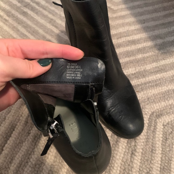 1. State Black Leather Booties - Picture 4 of 4